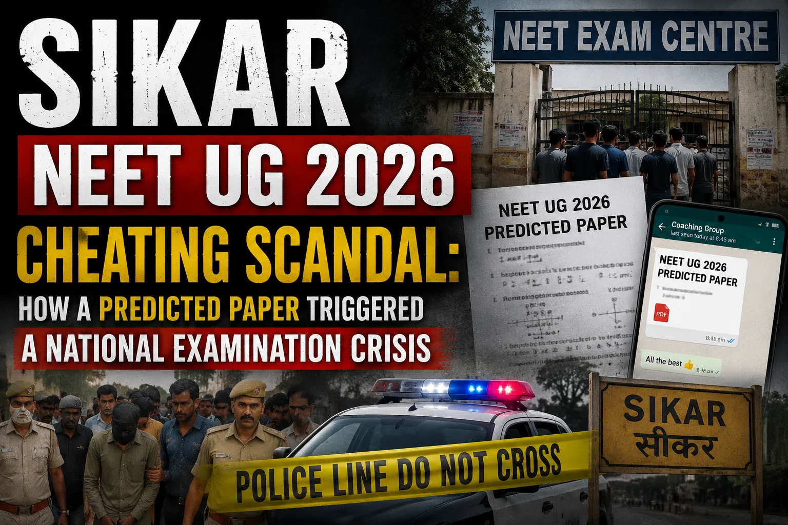 Sikar NEET UG 2026 Cheating Scandal: How a Predicted Paper Triggered a National Examination Crisis